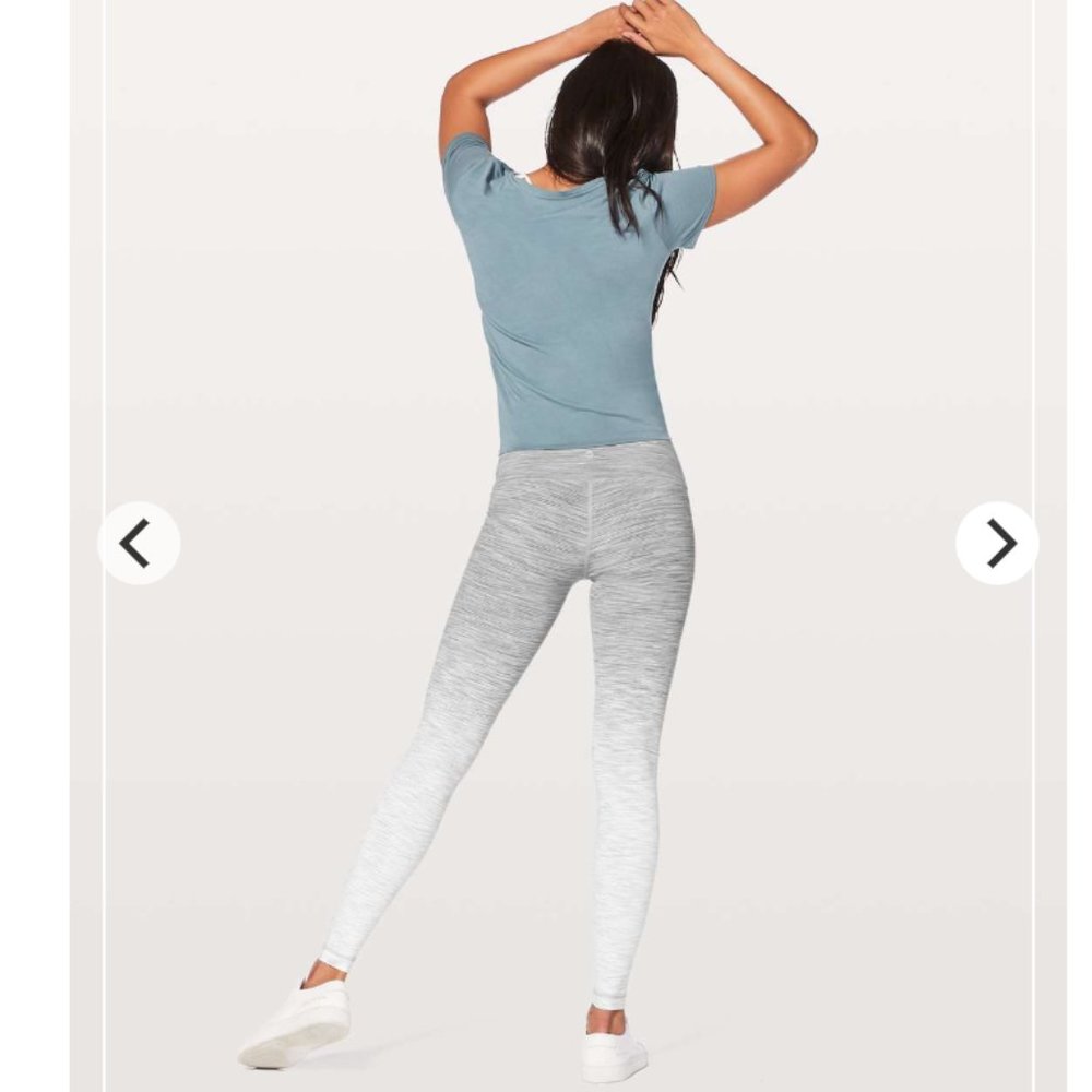 Lululemon Wunder Under Hi-Rise Leggings (Ombre Melange) Size 4 Like new!